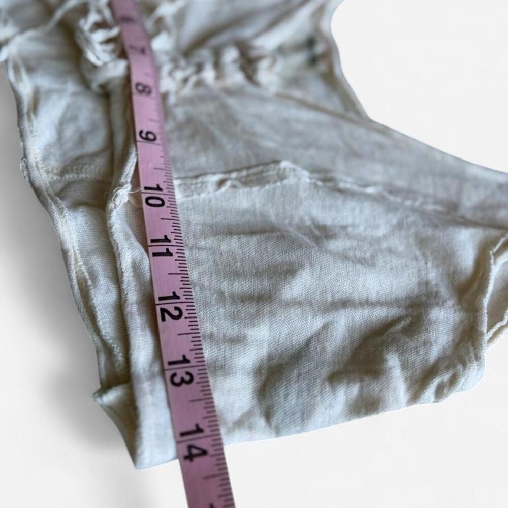 Free-people Women's Cream and Tan Crop-top - Picture 4 of 5
